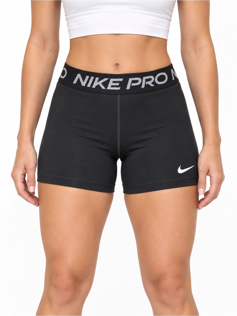 Nike Pro Dri-FIT Black 5” Compression Shorts Women’s Medium